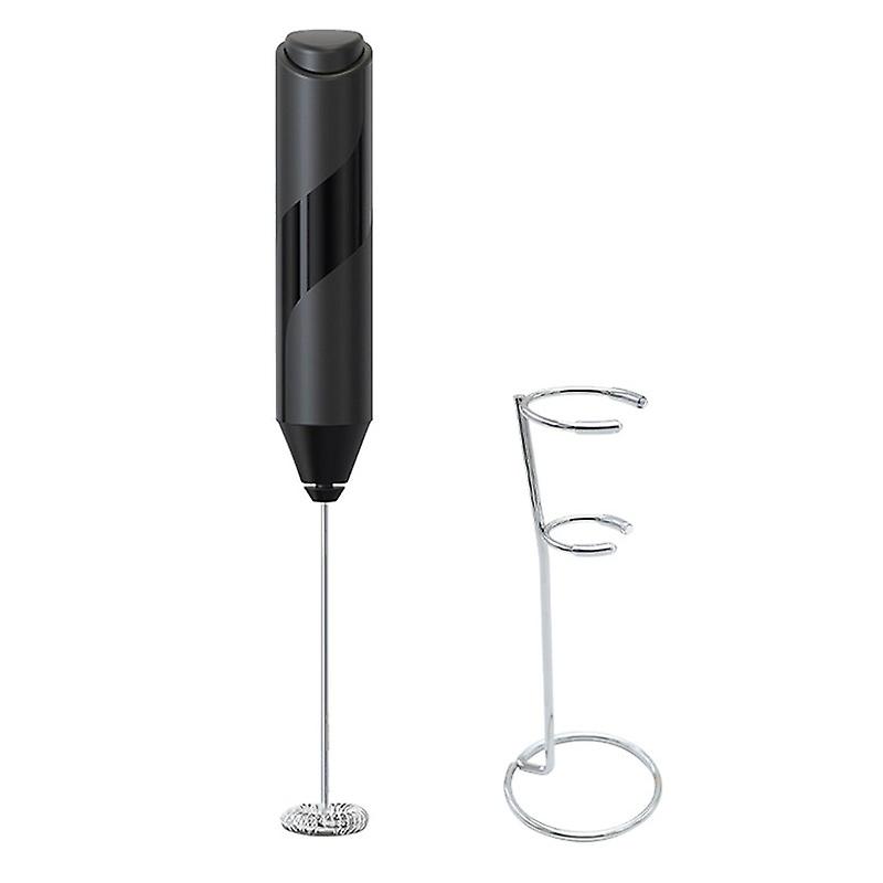 1pc Electric Milk Frother Egg Whisk Beater Battery Powered Handheld Foam Maker For Kitchen Milk Coffee Egg Stirring Tool (no Battery)