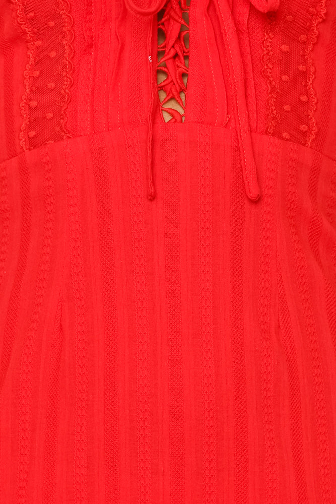 Nightshift Dress Red