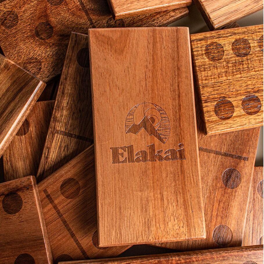 Elakai Giant Wood Dominoes