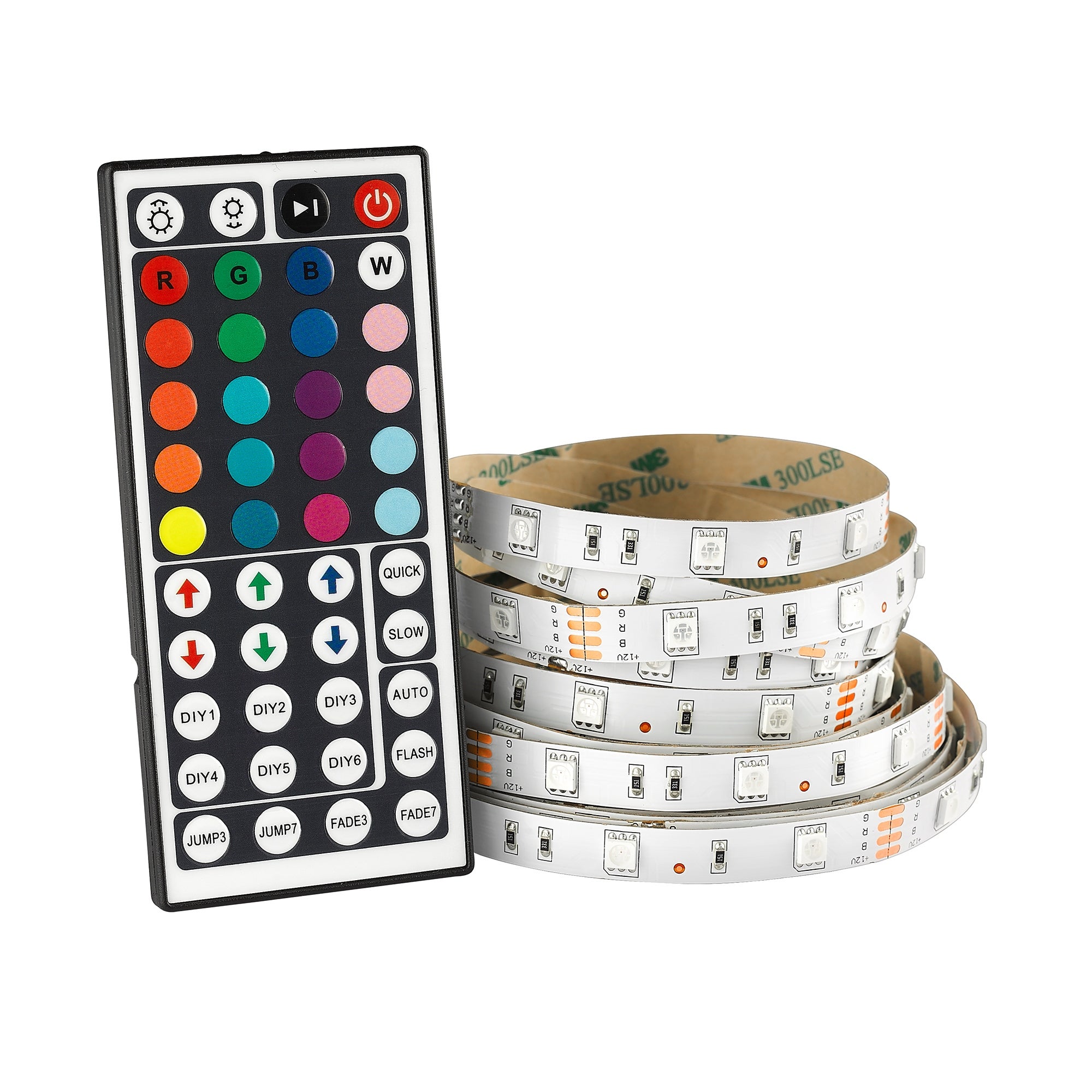 OVE Decors 32.8 ft. Indoor RGB LED Tape Strip with Remote Shopping - The Best Deals on String Lights | 36131456