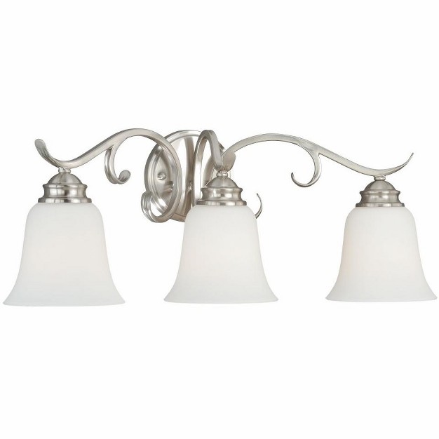 Vaxcel Hartford 3 Light Vanity Satin Nickel