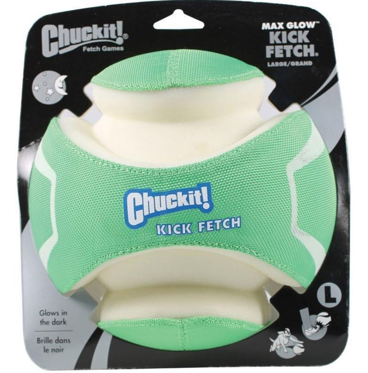 Chuckit! Max Glow Kick Fetch Large Ball