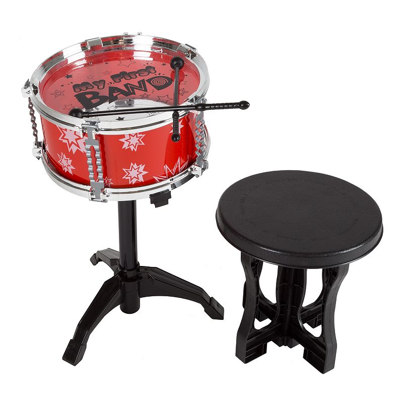 Hey! Play! 7-Piece Toy Drum Set