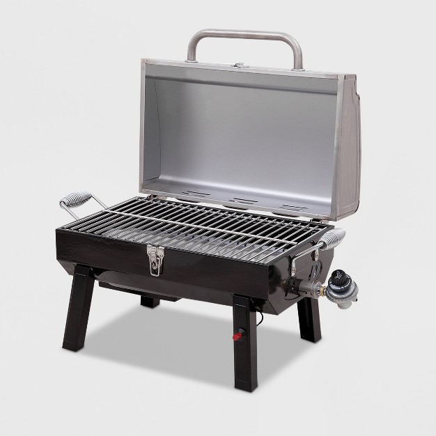 Char broil Deluxe Tabletop 10 000 Btu Gas Grill 465640214 Gray