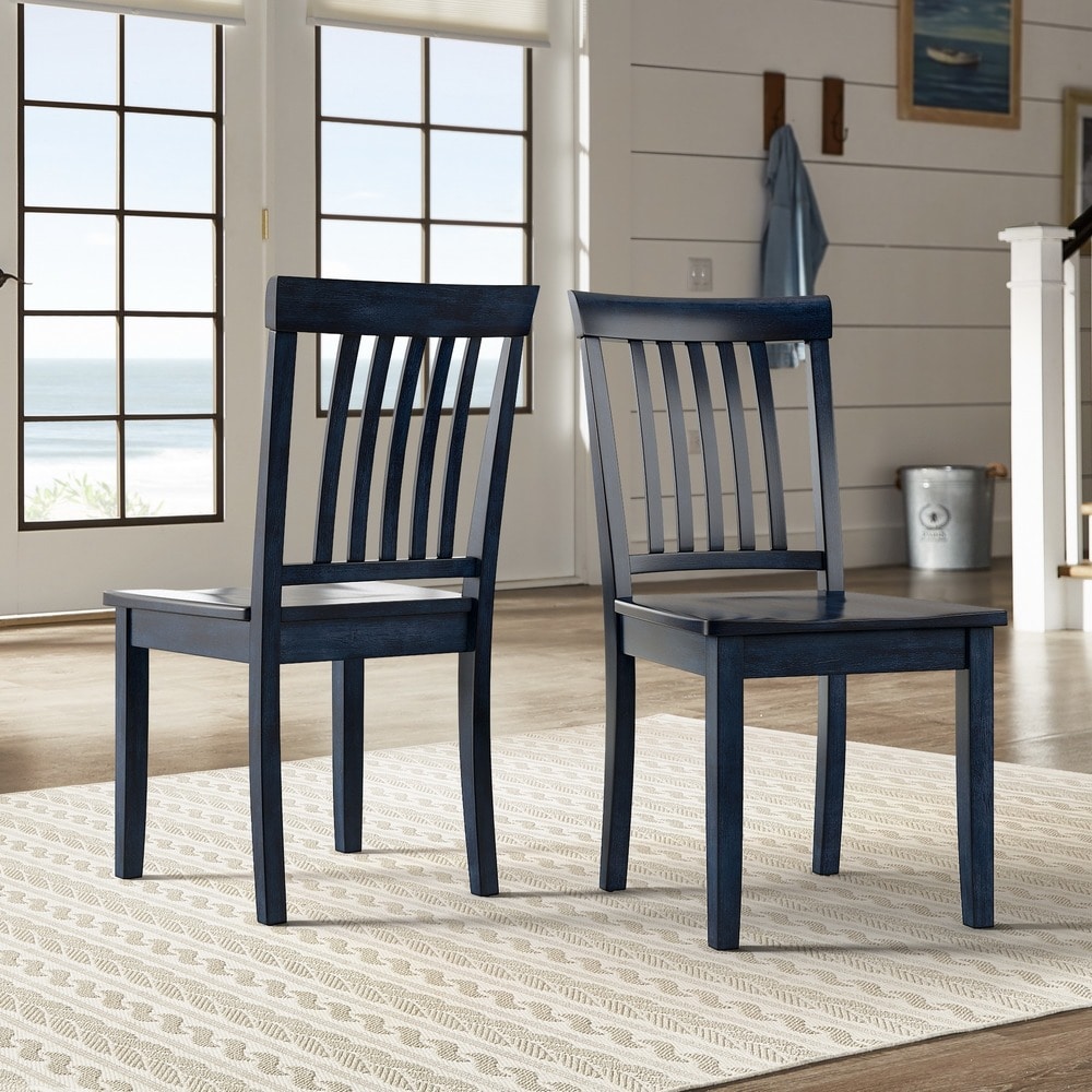 Wilmington II Slat Back Dining Chairs (Set of 2) by iNSPIRE Q Classic