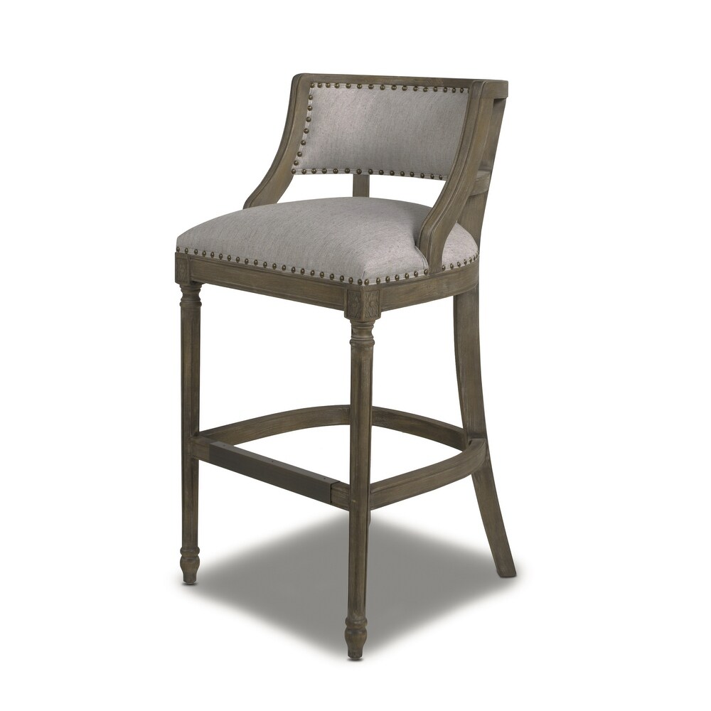 Paris Farmhouse Counter and Bar Stool with Backrest