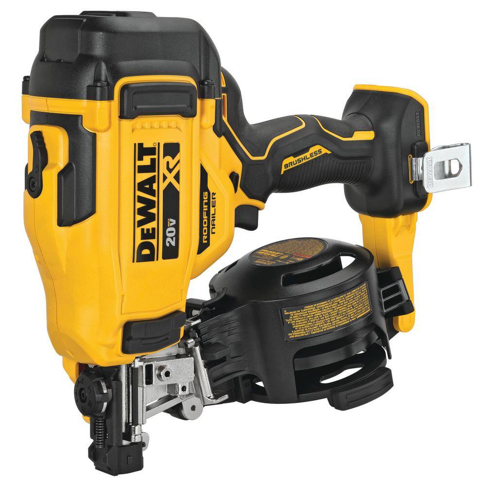 DEWALT DCN45RNB 20V MAX 15-Degree Cordless Roofing Nailer (Tool Only)