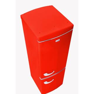 ConServ 10.7 cu. ft. Bottom Mount Retro Refrigerator in Red RF 132 R