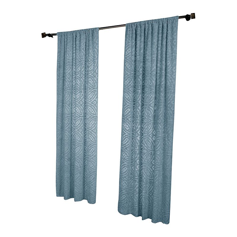 Better Trends 2-pack Double Wedding Ring Window Curtains