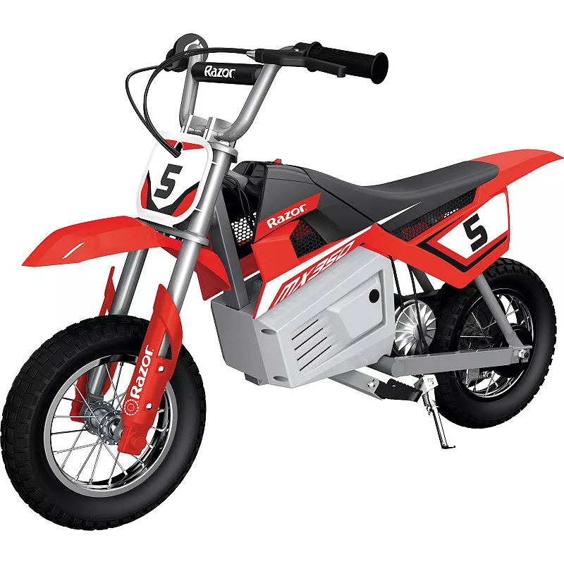 Razor MX350 Dirt Rocket Kids Electric Toy Motocross Motorcycle Dirt Bike， Red