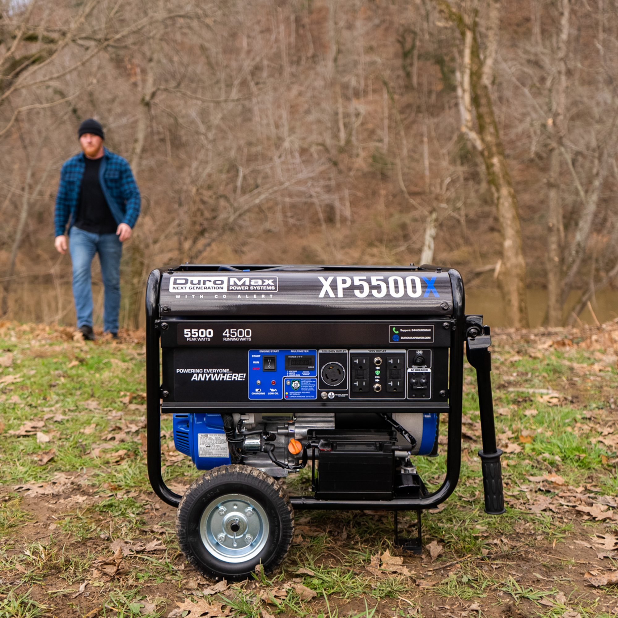 5,500 Watt Gasoline Portable Generator w/ CO Alert