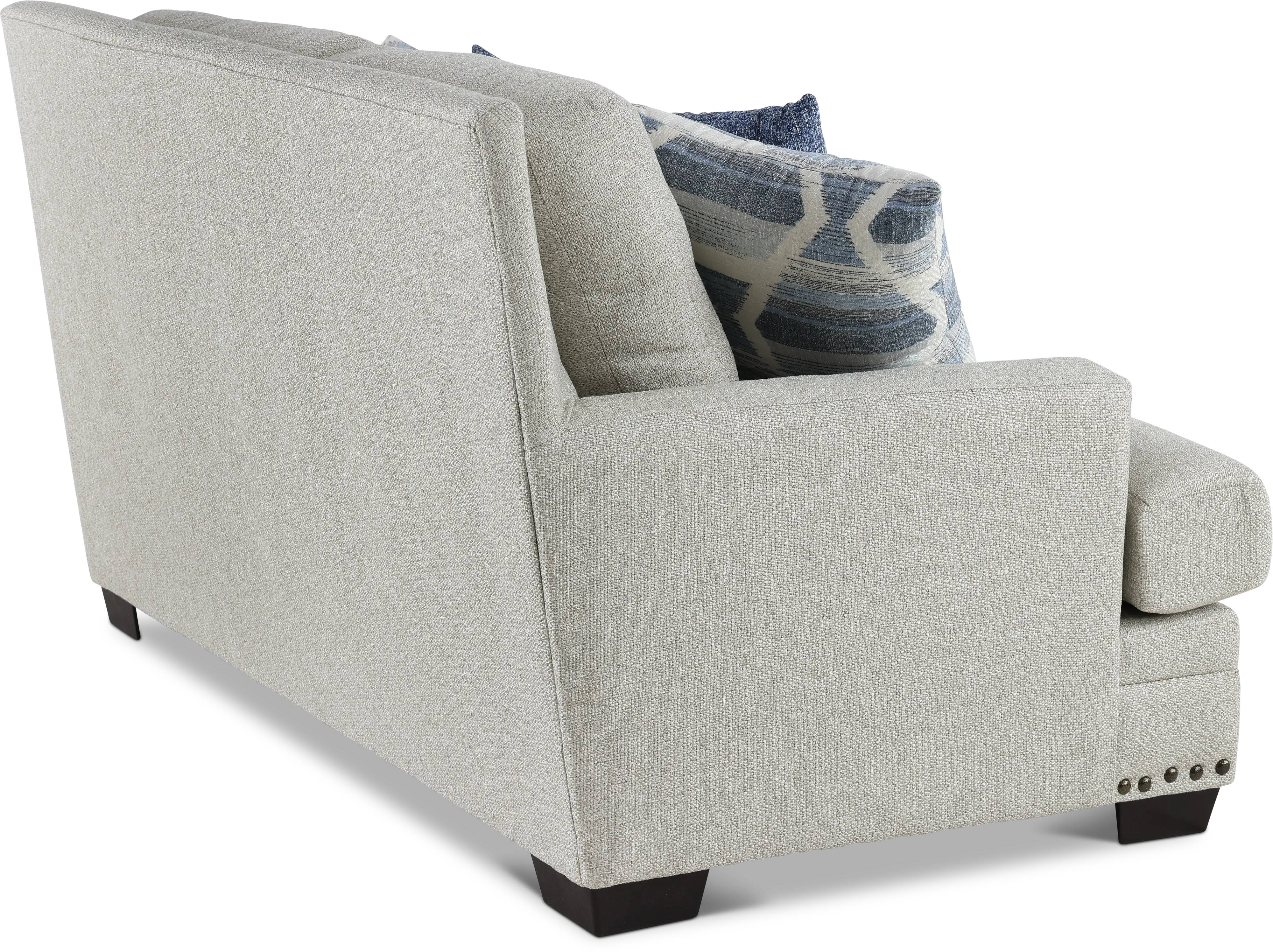 Modern Farmhouse Gray Loveseat