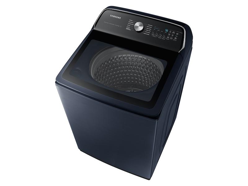 Samsung WA54CG7150AD 5.4 Cu. Ft. Smart Top Load Washer With Pet Care Solution And Super Speed Wash In Brushed Navy