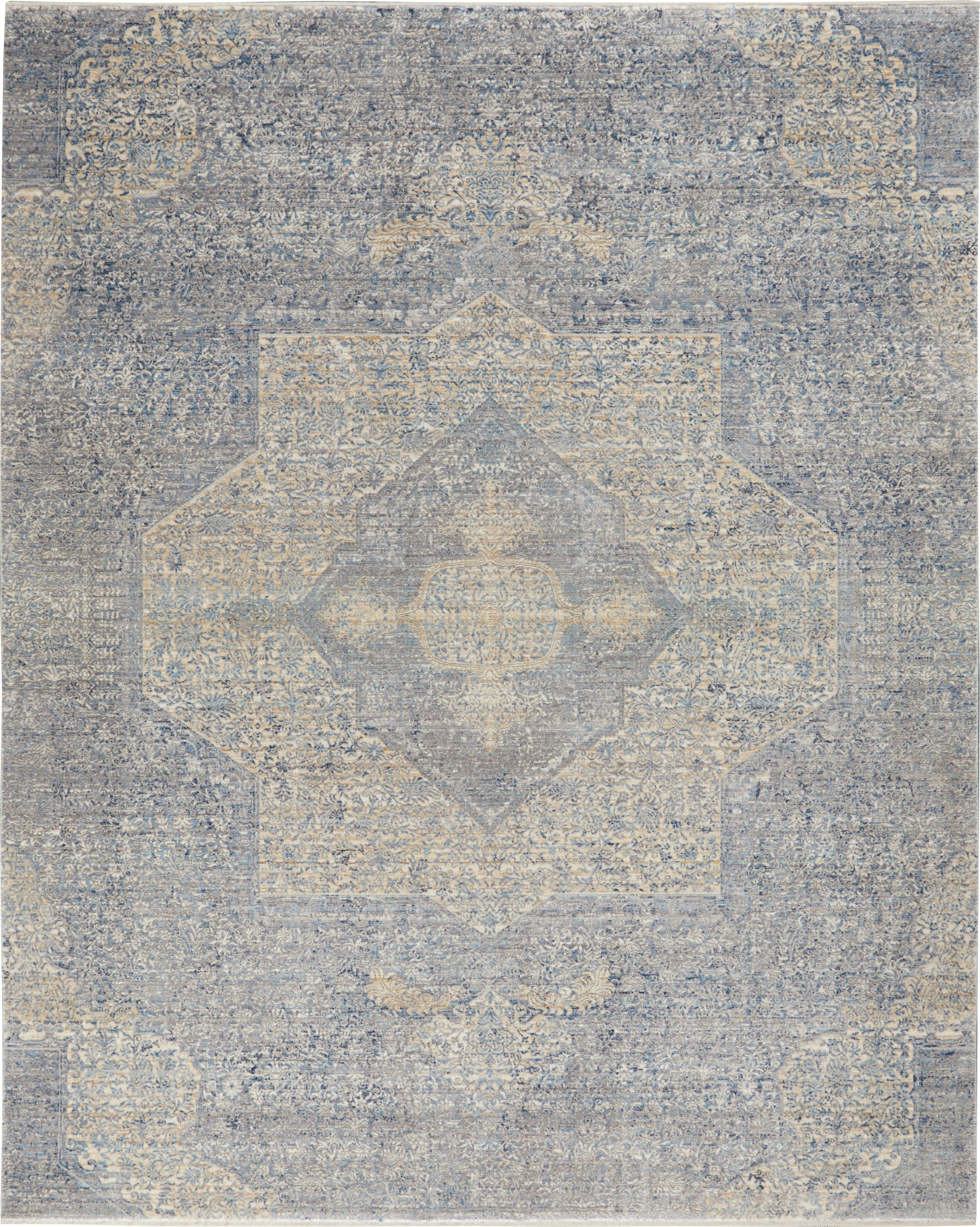 Lustrous Weave Blue/Grey Rug