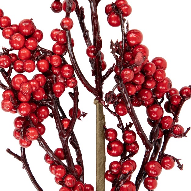 Artificial Red Berry Christmas Spray