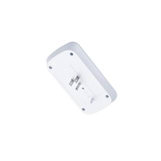 Commercial Electric 6-Outlet Wall Mounted Surge Protector White LA-9A-8