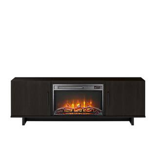 Ameriwood Home Julia 60 in. Electric Fireplace TV Stand in Espresso HD07098