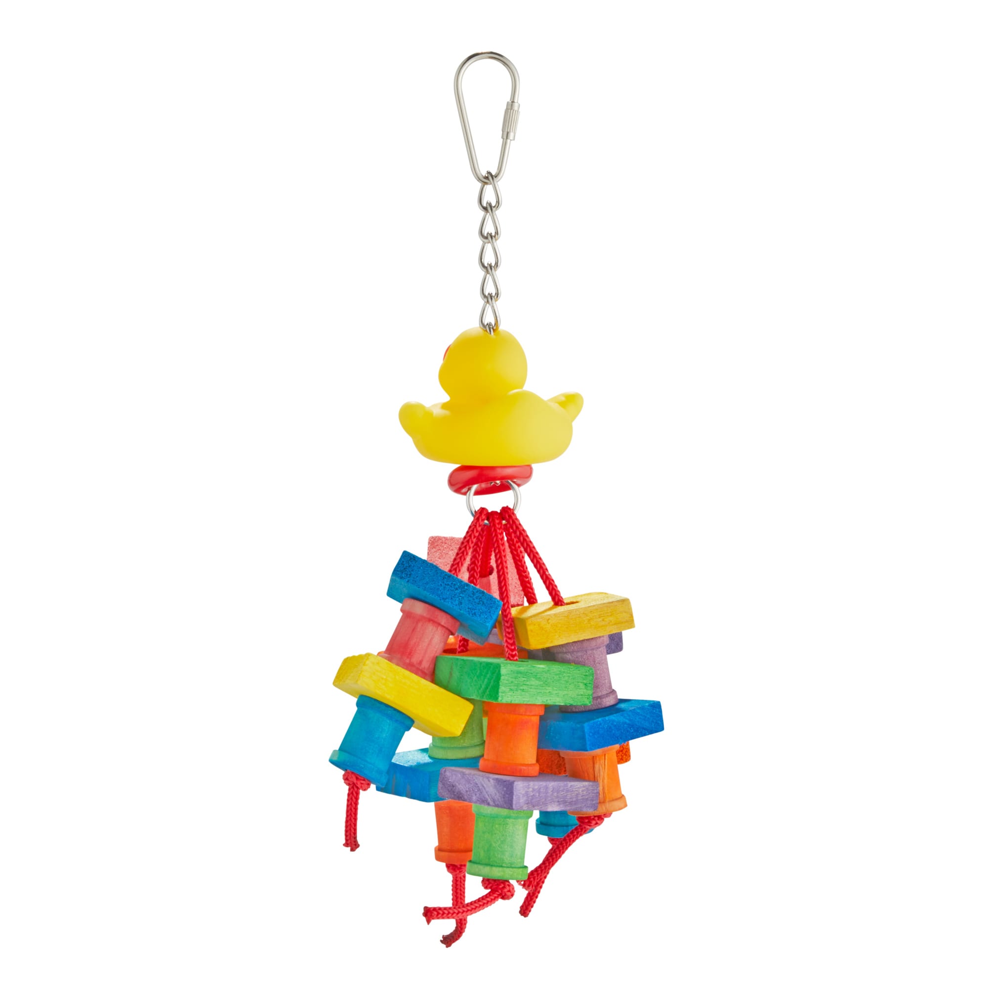 You  Me Quacktastic Chewing Bird Toy， Small