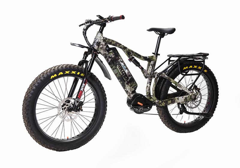 Bakcou Storm G2 Full Suspension Electric Hunting Bike Bafang Ultra Mid Drive Motor