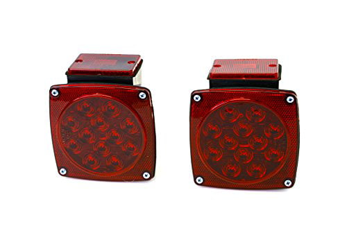 MaxxHaul 12V LED Trailer Tail Light (Turn/Stop/Signal - Left/Right-DOT Compliant)