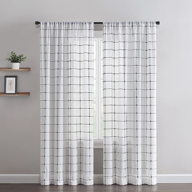 B. Smith Gilford Light Filtering Window Curtain Panel