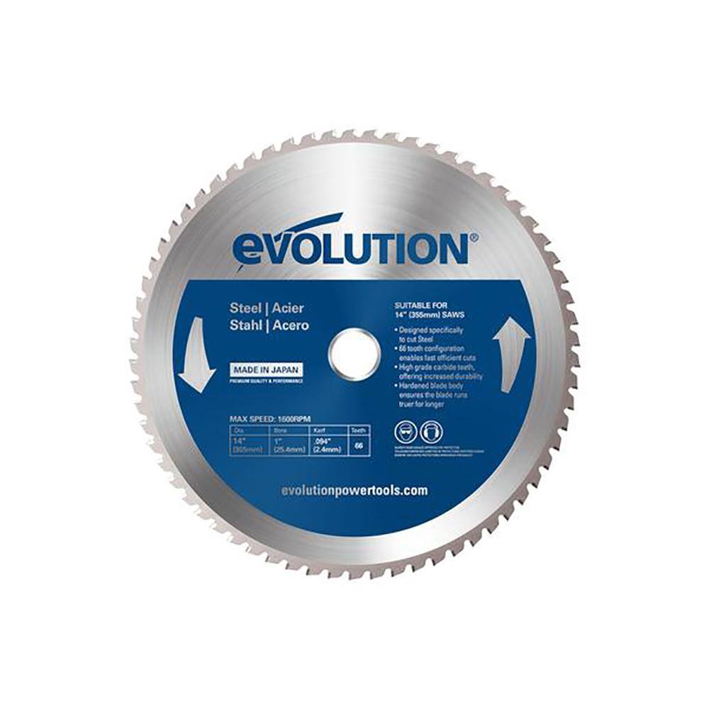 Evolution Power Tools 10 in. 52-Teeth Mild Steel Cutting Saw Blade 10BLADEST