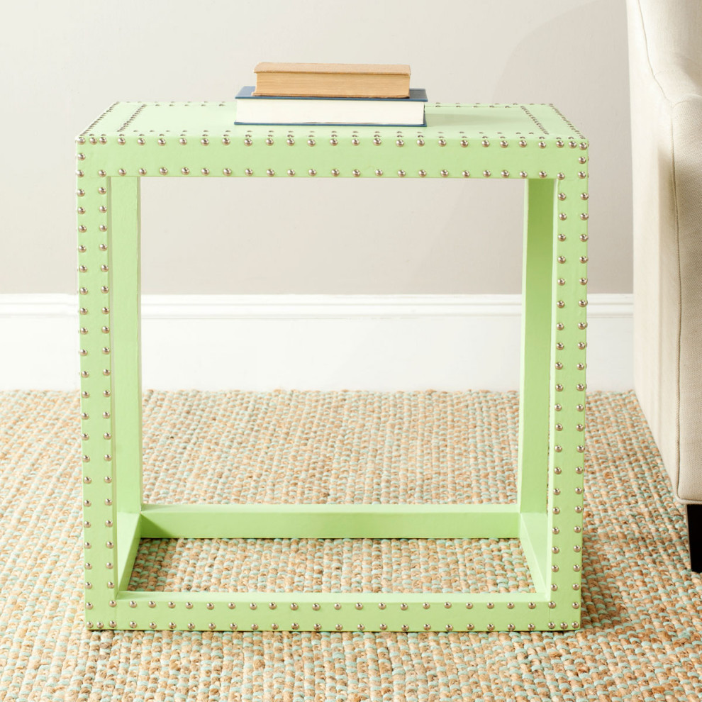 Susan End Table Light Green   Modern   Side Tables And End Tables   by Virgil Stanis Design  Houzz