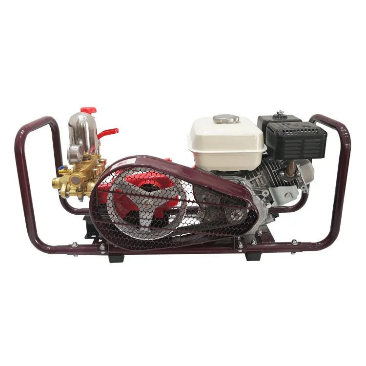 Taiwan Agricultural Pesticide High Pressure High Power Gasoline Engine 4 Stroke Portable Plunger Htp Pump Power Sprayer