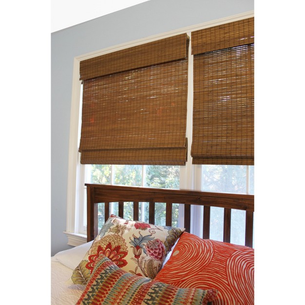 Radiance Cape Cod 47 in Cordless Maple Roman Shade