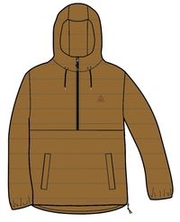 Crest Recycled Insulated Jacket - Golden Brown