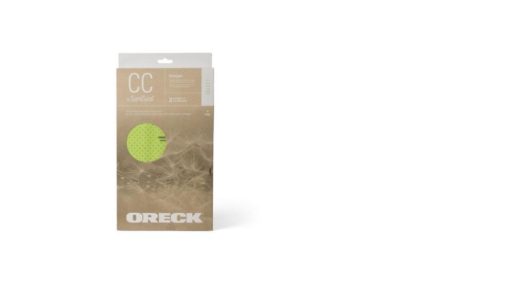 Oreck Type CC Select Filtration Bag ; 6 pack ;