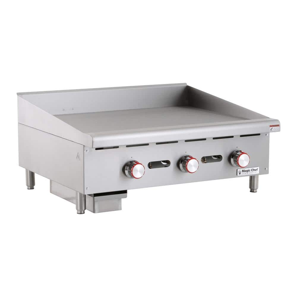 Magic Chef 36 in. Commercial Manual Countertop Griddle MCCMG36A