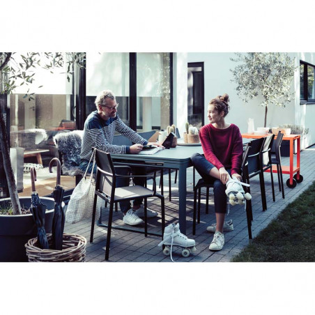 Table de jardin à rallonges 3m 14 personnes - Biarritz FERMOB