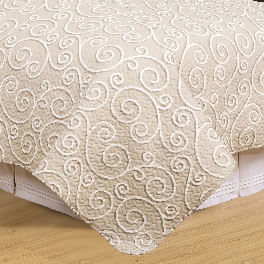 Elmont Contemporary Scroll Quilt Mini Set