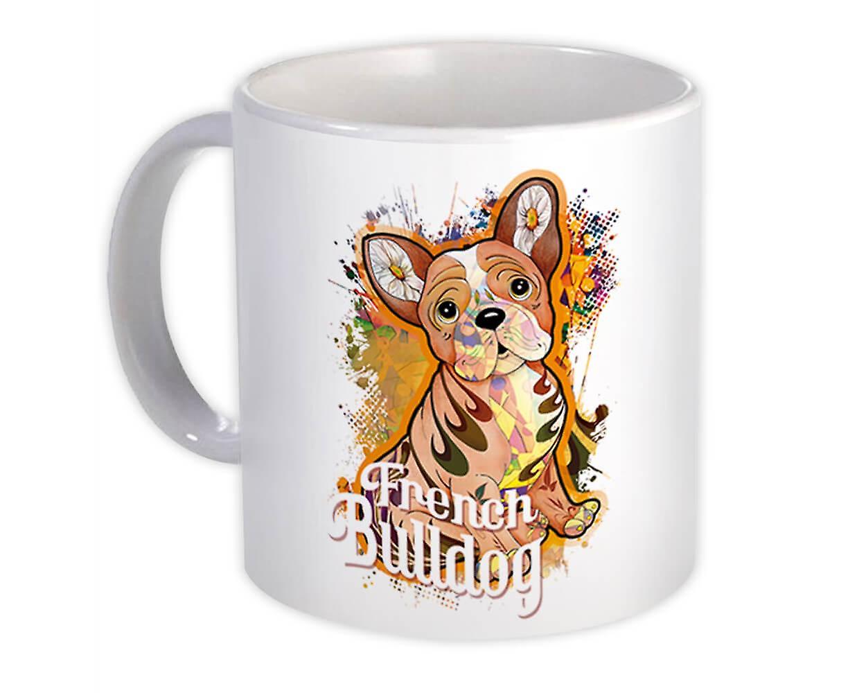 Gift Mug: French Bulldog Fusion Colorful Dog