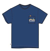 Branch Out Recycled Cotton T-Shirt - True Blue