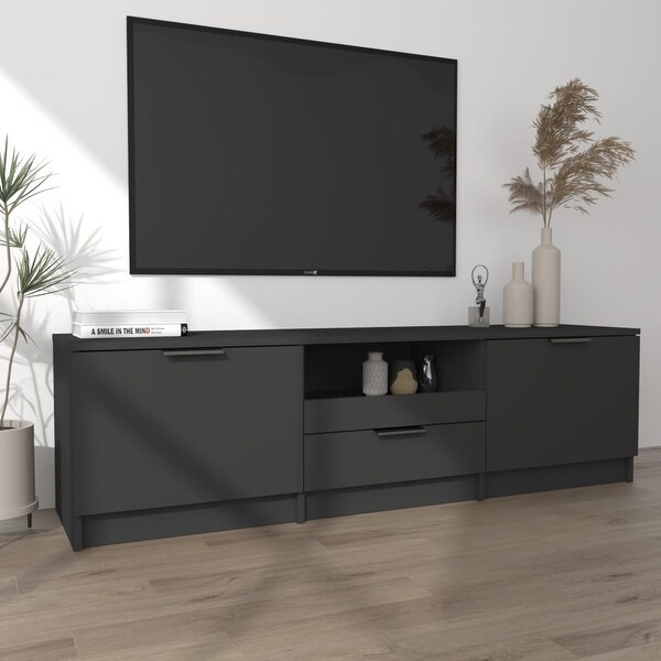 TV Cabinet Black 55.1