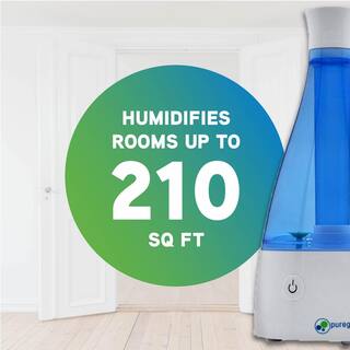 Pure Guardian 0.21 Gal. 10-Hour Ultrasonic Cool Mist Table Top Humidifier H920BL