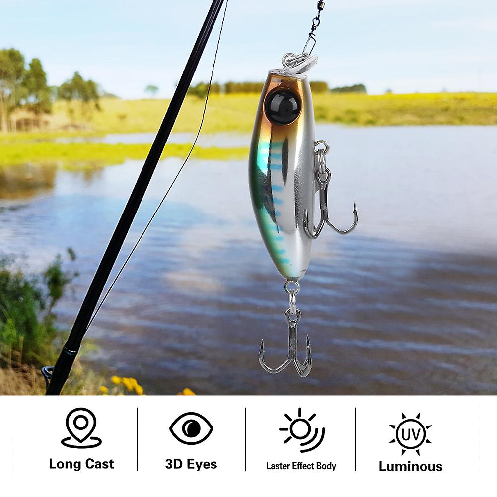 Honoreal 35mm/2.4g Abs Eco-friendly Minnow Slow Sinking Fishing Lures Artificial Simulation Bait Tool Accessory For Freshwater Seawater2