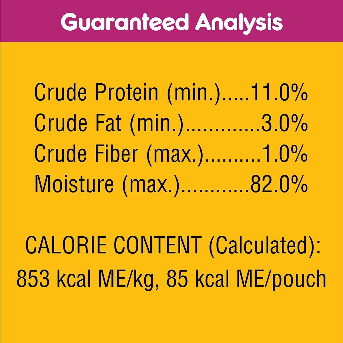 Pedigree High Protein Beef and Pork Tenderloin Flavor Cuts in Gravy Dog Wet Food Pouches， 3.5-oz. pouches， 16 count