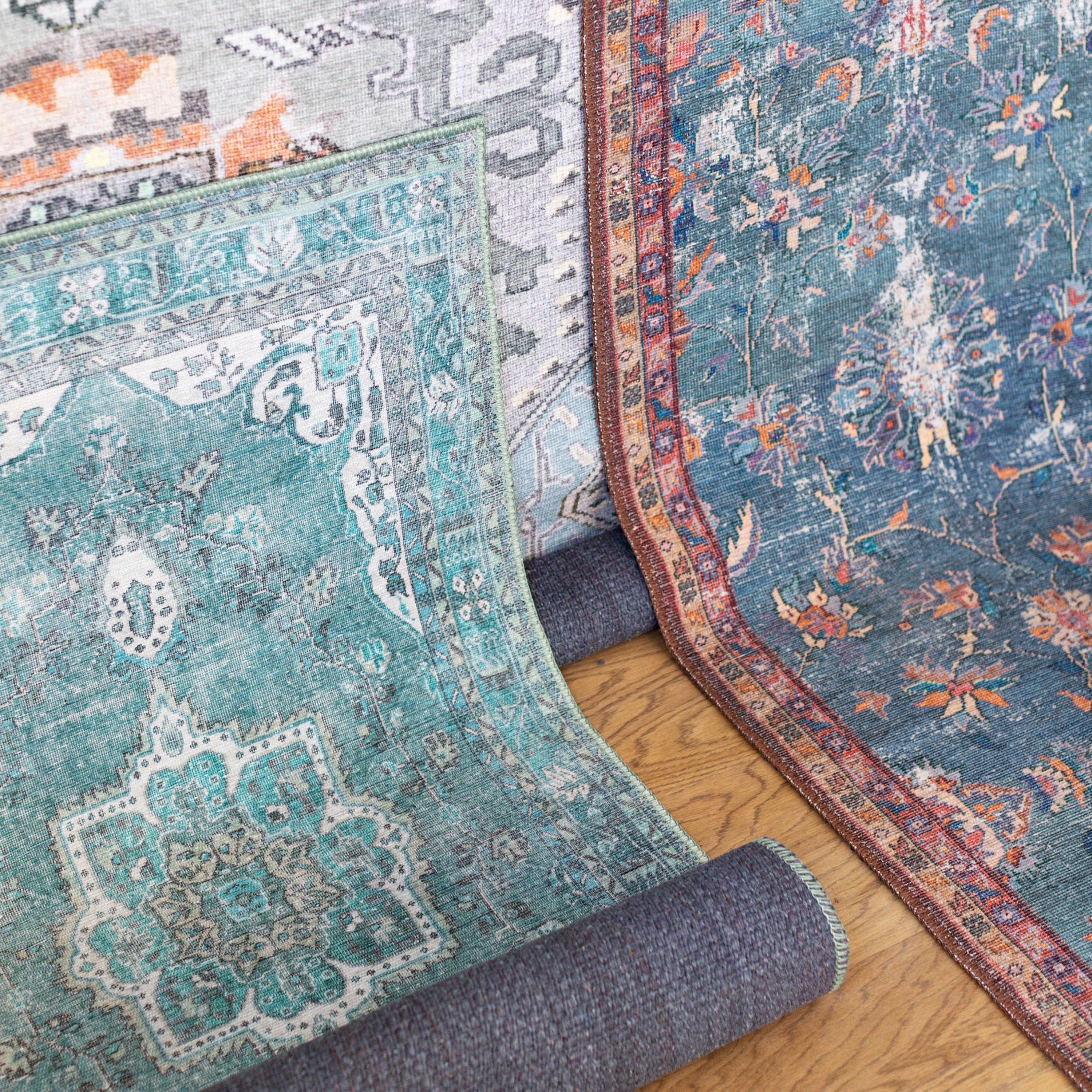 Harman Tamara Teal & Green Rug