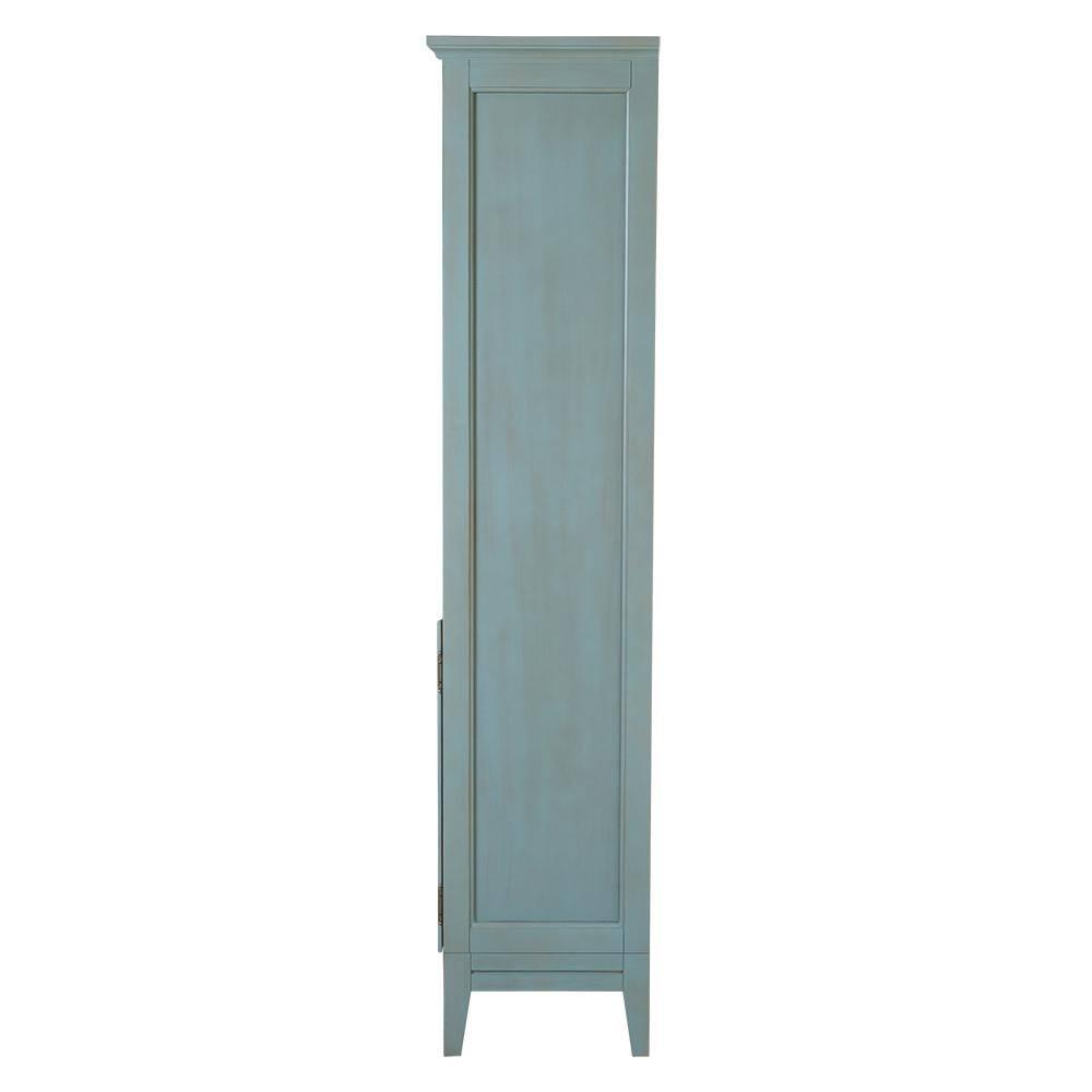 Home Decorators Collection Chennai 25 in W Linen Cabinet in Blue Wash