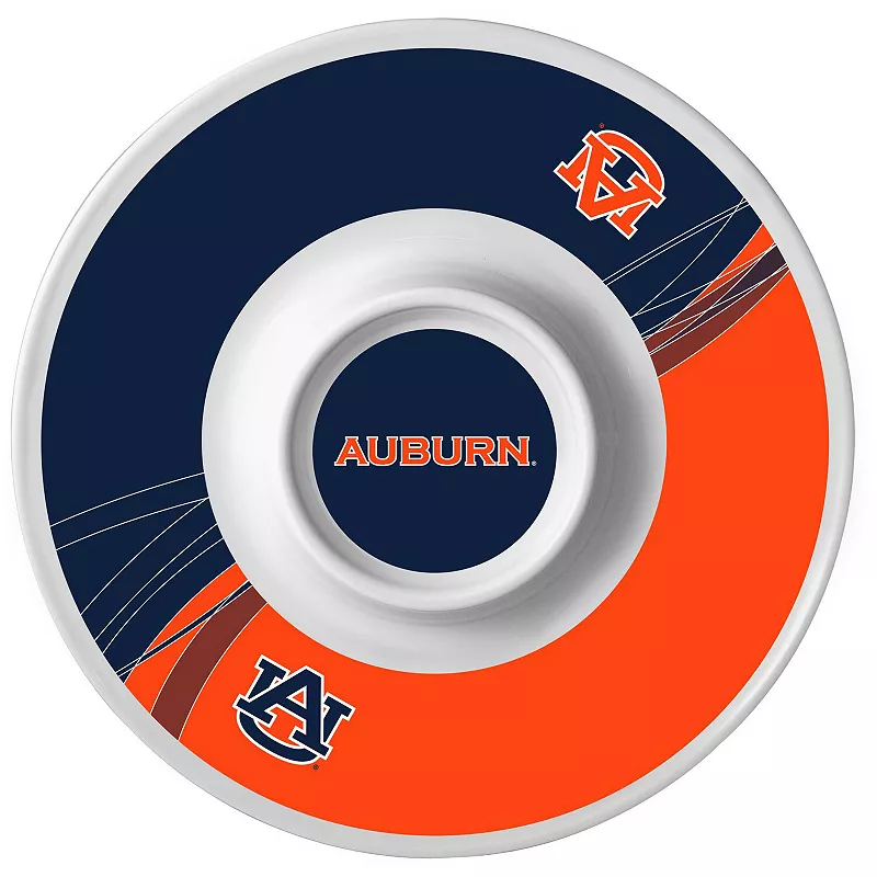 Auburn Tigers Dynamic Chip and Dip Platter