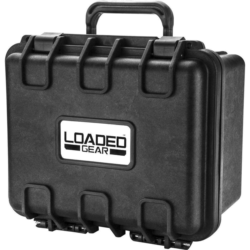 BARSKA Loaded Gear 9.1 in. HD-150 Hard Case Tool Box in Black BH12560