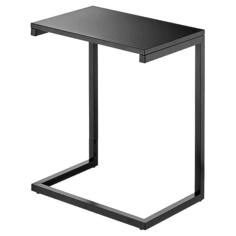 mDesign Modern Minimalistic Metal Accent Desk and Tray Furniture Unit