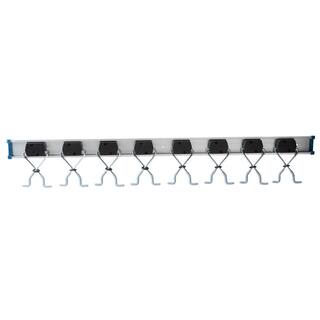 Everbilt 36 in Adjustable Aluminum X-Clamp Wall Mount Storage Tool Organizer 18021