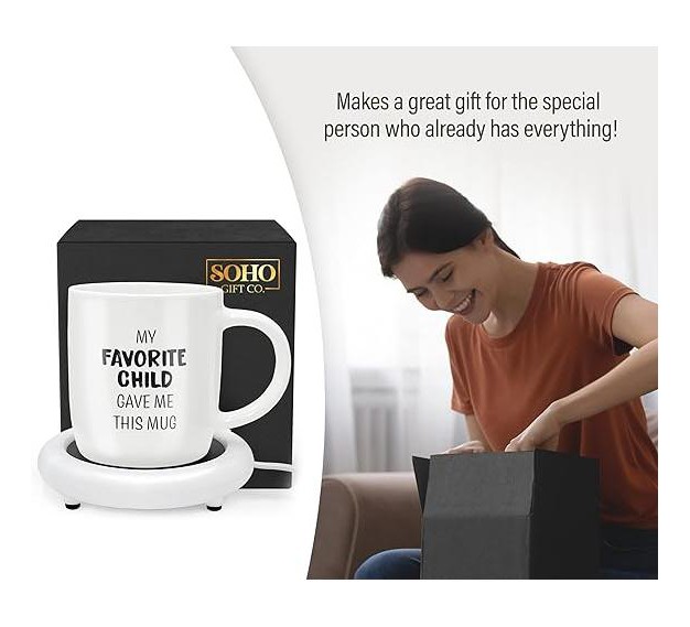 Galvanox Soho Electric Ceramic 12oz Coffee Mug With Warmer My Favorite Child Gave Me This Mug Makes Great Gift