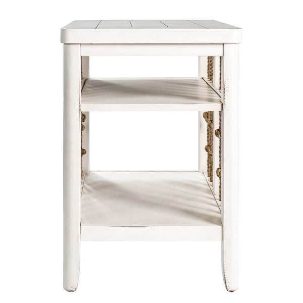 Dockside White Chair Side Table