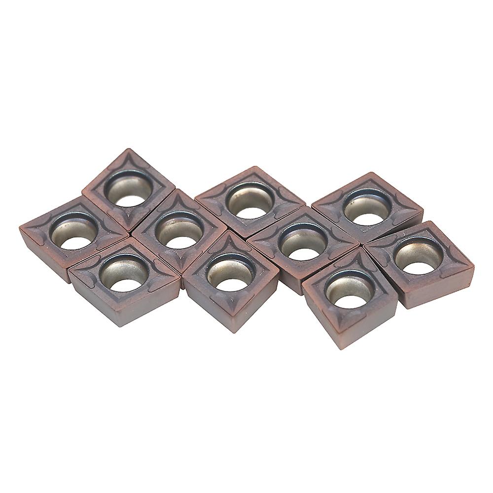 10pcs/box Ccmt09t304 Vp15tf Carbide Inserts Ccmt 09 T3 / Ccmt32.51 Insert Lathe Cnc Blades Milling Turning Tool No.296897