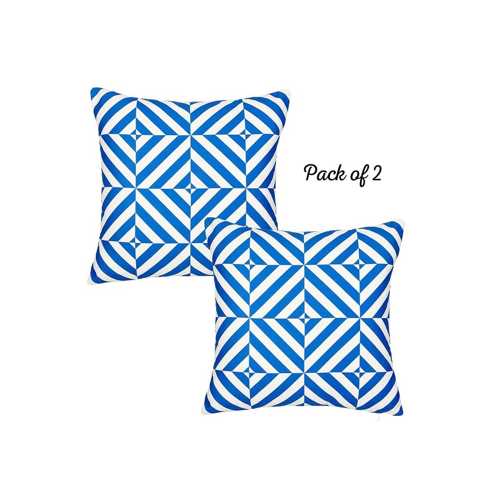 Mike Co. Geometric Throw Pillow Cover (Set of 2)